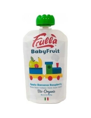 Baby Pure De Manzana Platano Y Frambuesa Pack 10Ud Frulla