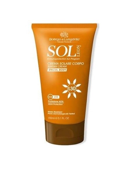 Sol Leon Crema Solar Spf 30 Alta Proteccion 150Ml. de Bottega Di Lungavita