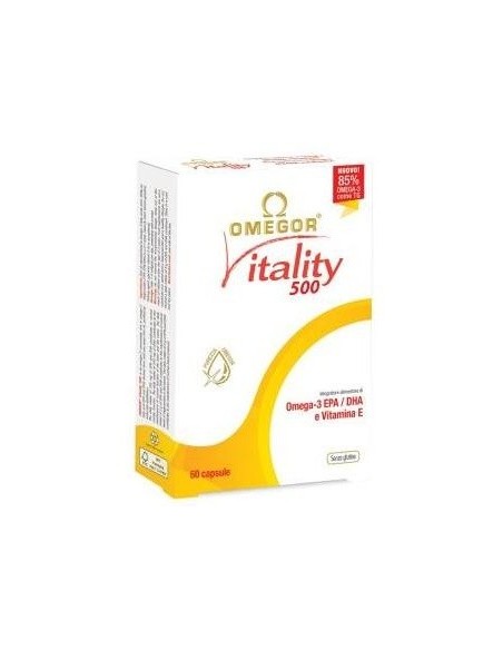 Omegor Vitality 500 60Cap. de Uga Nutraceuticals