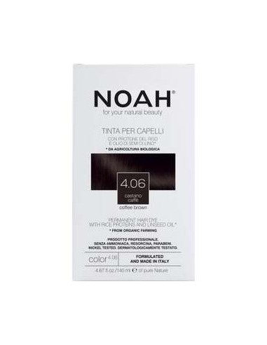 Tinte Capilar Marron Cafe 4.06 140Ml. de Noah