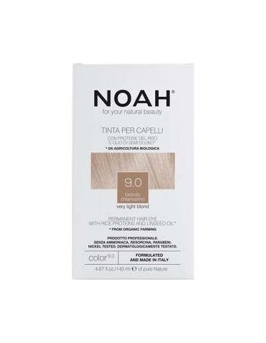 Tinte Capilar Rubio Muy Claro 9.0 140Ml. de Noah