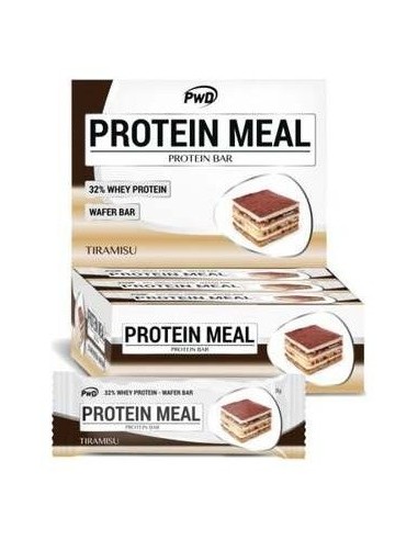 Protein Meal Barritas Tiramisu 12Uds. Pwd Nutrition