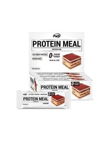 Protein Meal Barritas Tiramisu 12Uds. Pwd Nutrition