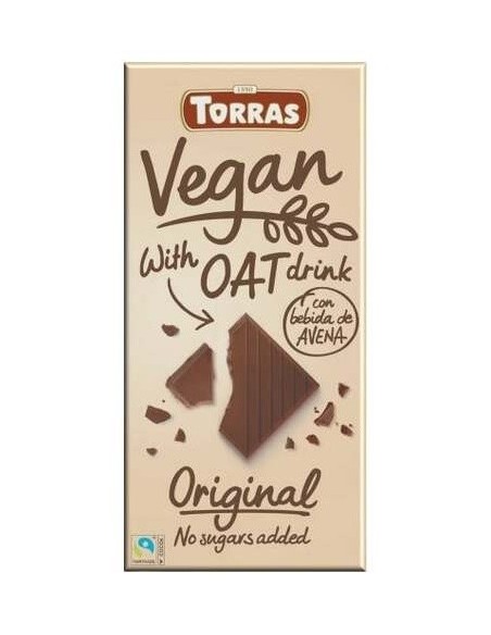 Chocolate Con Bebida Avena 100Gr. Vegan de Torras
