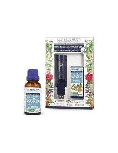Pack Usb Ultra Nebulizador+Synergy Relax 30Ml. de Marnys