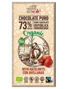 Delissies Chocolate Con Almendra Tostada 80Gr. Bio de Chocolates Sole 2