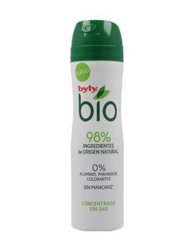Byly Bio Natural 0 Deo Concentrado Sin Gas Vaporizador 75 Ml de Byly