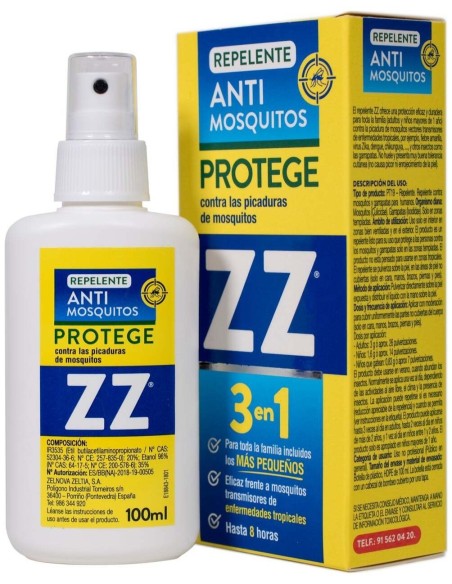 Zz Repelente Mosquitos 100Ml de Zz