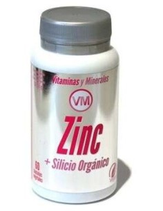 Zinc + Silicio Orgánico 60 Caps. V de Ynsadiet 2