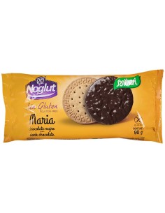 Noglut Galletas Maria Bañadas De Chocolate 90Gr. de Santiveri 2