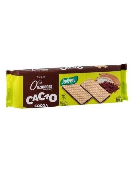 Wafers De Cacao 0% Azucares 120Gr. de Santiveri