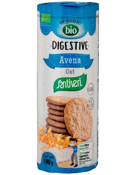 Galletas Digestive Avena 190Gr. Bio de Santiveri
