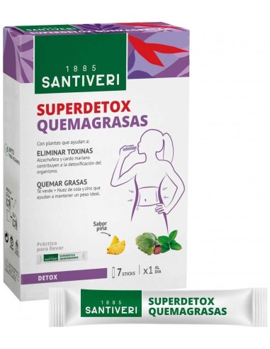 Superdetox Quemagrasas 7Sticks de Santiveri