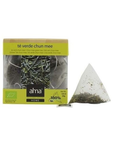 Te Verde Chun Mee Infusion 15Piramides.Eco Vegan de Alma Home