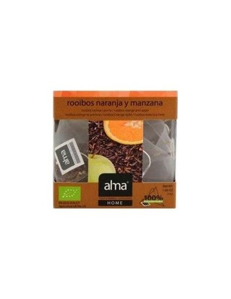Rooibos Naranja Y Manzana Inf 15Piramide Eco Vegan de Alma Home