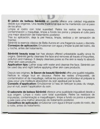 Jabon De Belleza Serenite 100Gr. de Bella Aurora