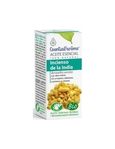 Incienso De La India Aceite Esencial 5Ml. Bio de Esential Aroms