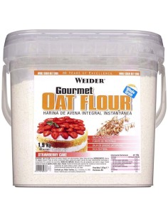 Weider Harina De Avena Tarta De Fresa 1,9Kg. de Weider 2