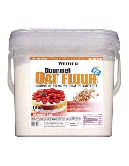 Weider Harina De Avena Tarta De Fresa 1,9Kg. de Weider