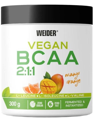 Weider Vegan Bcaa Mango-Naranja 300Gr. de Weider