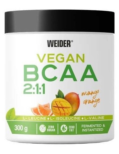 Weider Vegan Bcaa Mango-Naranja 300Gr. de Weider