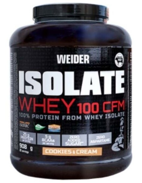 Weider Isolate Whey 100 Cfm Cookies 908Gr. de Weider