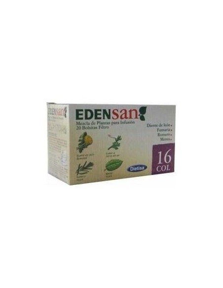 Edensan  Col 16  Envase 20 Filtros(20 Infusiones) de Edensan®