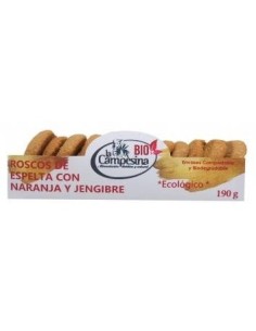Roscos Navidad Naranja-Jengibre 190G Eco Vegan de La Campesina 2