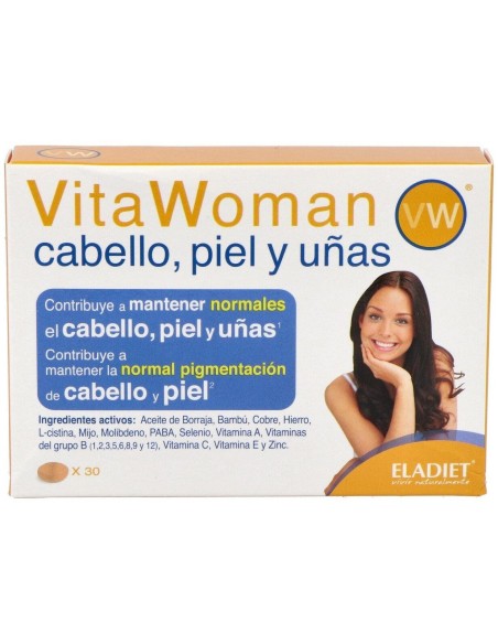 Vita Woman Cabello Piel Y Uñas 30Comp. de Eladiet