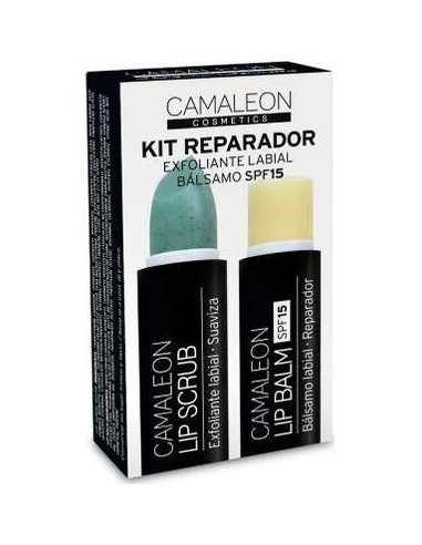 Kit Reparador Lipcrub Melon Y Lapbalm de Camaleon