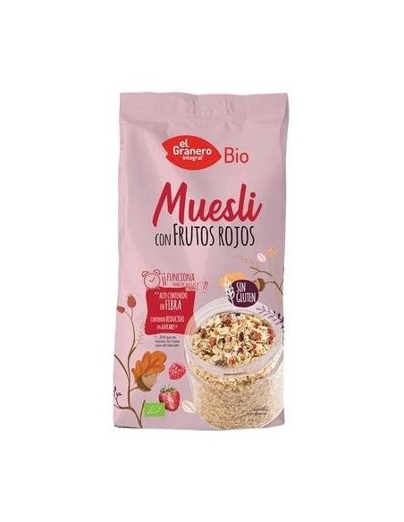 Muesli Con Frutos Rojos 375Gr. Bio Sg Vegan de El Granero