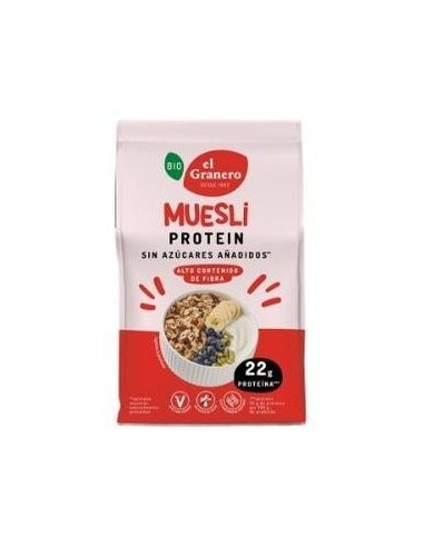 Muesli Protein 375Gr. Bio de El Granero