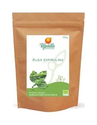 Alga Espirulina Polvo 125Gr. Bio de Vegetalia