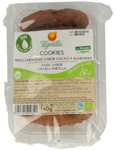 Galletas Trigo Sarraceno Algarroba Y Almendra 140G Bio de Vegetalia 2