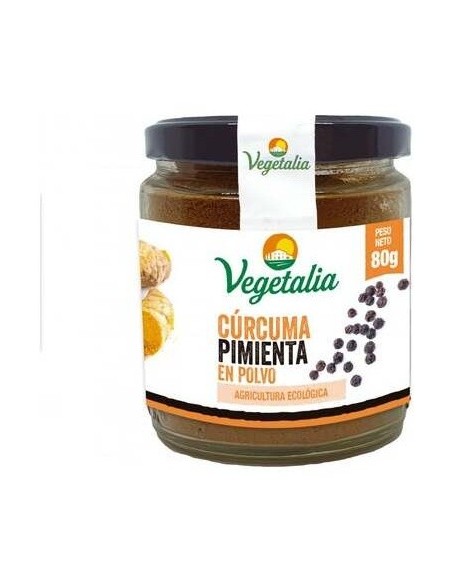Curcuma+Pimienta Negra Polvo 80Gr. Bio de Vegetalia