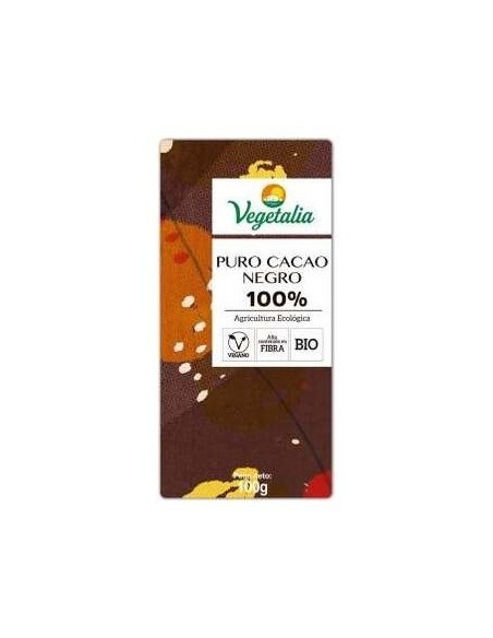 Chocolate Negro 100% 100Gr. Bio Ccpae de Vegetalia