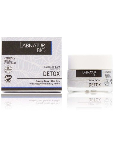 Crema Facial Detox Aguacate Jojoba Ginseng 50M Bio de Labnatur Bio