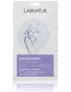 Mascarilla Facial Colageno-Acido Hialuronico 24Srs. de Labnatur Bio 2