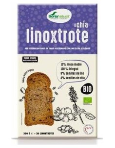 Biscote Linoxtrote Integral Con Lino-Chia 300G Bio de Soria Natural 2
