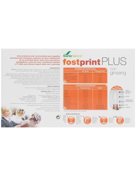 Fost Print Plus Mandarina 20 Viales Nueva Formula de Soria Natural