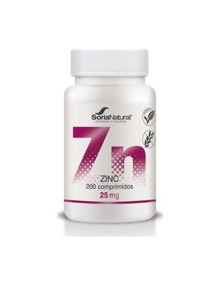 Zinc Liberacion Sostenida 200Comp. de Soria Natural