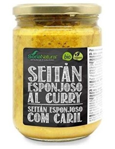 Seitan Esponjoso Al Curry 375Gr. de Soria Natural 2