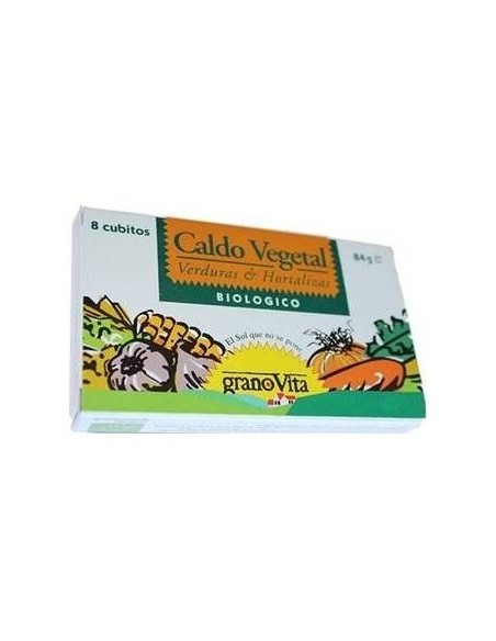 Caldo Vegetal 8Uds. Bio de Granovita