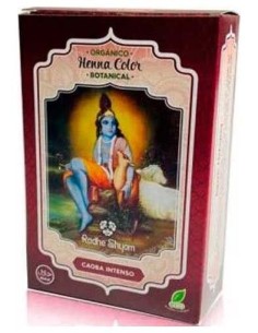 Henna Polvo Botanicals Caoba Intenso 100Gr. de Radhe Shyam 2