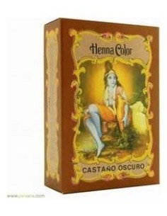 Henna Polvo Castaño Oscuro Profundo 100Gr. de Radhe Shyam 2