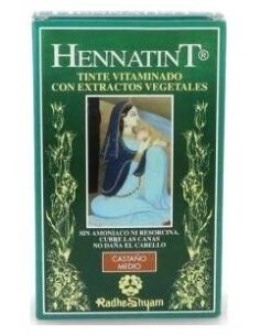 Hennatint Castaño Medio 60Ml. de Radhe Shyam 2