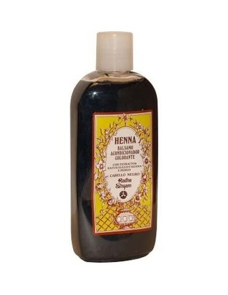 Balsamo Acondicionador Henna Color Negro 250Ml. de Radhe Shyam