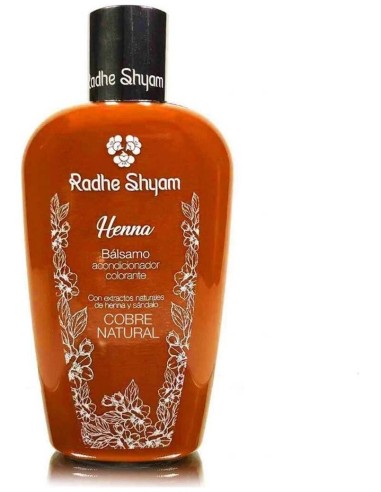 Balsamo Acondicionador Henna Color Cobre 400Ml. de Radhe Shyam