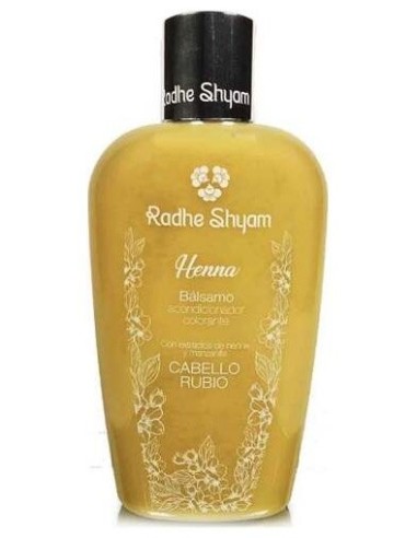 Balsamo Acondicionador Henna Color Rubio 400Ml. de Radhe Shyam