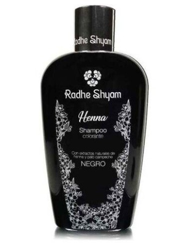 Balsamo Acondicionador Henna Color Negro 400Ml. de Radhe Shyam